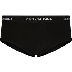 Dolce & Gabbana Men's Underwear Dolce & Gabbana logo-waistband cotton boxers men Cotton/Spandex/Elastane Black