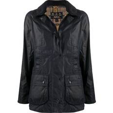 Cotton - Women Jackets Barbour Beadnell Waxed Jacket - Navy