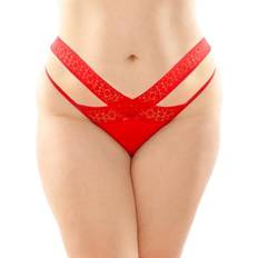 Fantasy Lingerie Daphne Brazilian Red Curvy