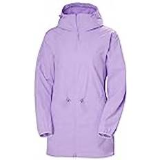 Morado - Mujer Ropa de lluvia Helly Hansen Chubasquero De Largo Mid Rain Coat