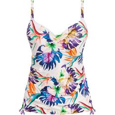 Multicoloured Tankinis Fantasie Paradiso Adjustable Side Tankini Top - Blue