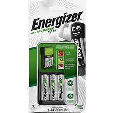 Energizer Battery Chargers Batteries & Chargers Energizer Battery Charger 4AA 1300mAh Rechargeable Batteries 335g