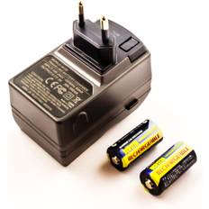 Cr123a laddare k.A. Charger for Canon CR123A with 2 Batteries