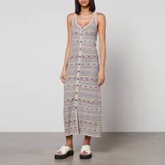 Isabel Marant Étoile Haro Knitted Linen Blend Midi Dress
