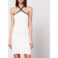 Axel Arigato Clothing Axel Arigato Ada Ribbed-Jersey Halterneck Mini Dress Multi