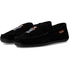 Low Shoes Polo Ralph Lauren Men's Holiday Bear Suede Moccasins Black Black