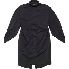 Balenciaga Shirt Dresses Balenciaga BB Corp twisted shirt dress women Polyester/Cotton Black