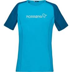 Norrøna Oberteile Norrøna Damen Fjora Equaliser Lightweight T-Shirt blau