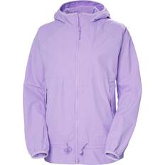 Purple - Women Rain Clothes Helly Hansen Women's Essence Rain Jacket Purple Heather Purple