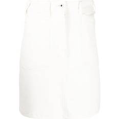 Kenzo Skirts Kenzo logo-patch denim miniskirt women Elastane/Cotton White