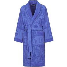 Purple - Unisex Sleepwear Dolce & Gabbana long sleeve bathrobe unisex Cotton Purple