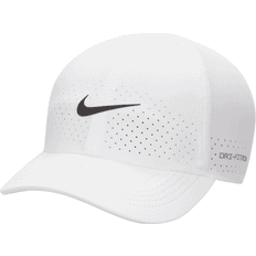 Nike Dri-FIT ADV Club Unstructured Tennis Cap - White/Black