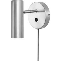 Brushed steel light switch Globen Lighting Hubble Brushed Steel Wall light