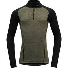 Devold Duo Active Merino 205 Zip Neck - Herren Lichen/Caviar