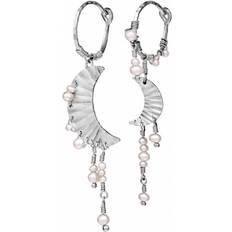 Esta øreringe Maanesten Esta Earrings - Silver/Pearls