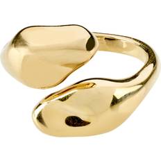 Pilgrim Gold Plated Chantal Pebbles Recycled Ring Gold