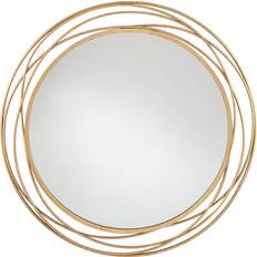 Metal Table Mirrors Pacific Lifestyle Antique Gold Metal Round Table Mirror