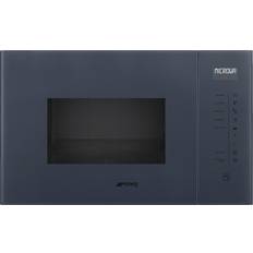 Smeg Fristående Mikrovågsugnar Smeg FMI125G Mikrovågsugnar Neptune Grå