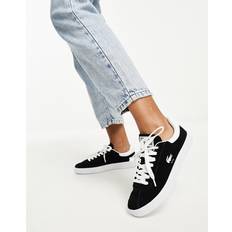 Lacoste 39 - Dame Sneakers Lacoste Women's Baseshot Suede Trainers Black & White