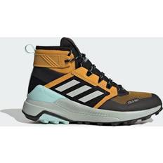 Amarillo - Mujer Zapatos de senderismo Adidas Terrex Trail Maker Mid COLD.RDY - Black/Orange