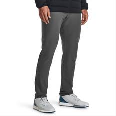 Golf - Grigio Pantaloni Under Armour ColdGear Infrared Tapered Castlerock - Bianco/Halo Grigio