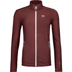 Ortovox Fleece Jacket - Mörk Röd