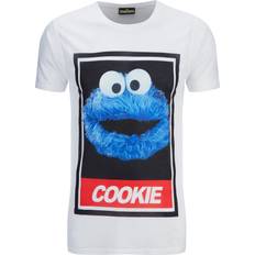 Cookie Monster Men's Street Cookie Monster T-Shirt White