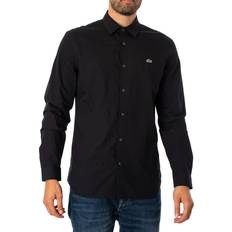 Lacoste Chemises Lacoste Classic Poplin-Cotton Shirt Black