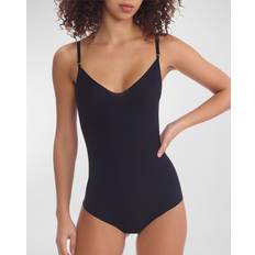 Black - Woman Bodysuits Commando Classic Control Thong Bodysuit