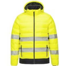 Portwest Hi-Vis Ultrasonic Varmekanaljakke - Gul/Sort