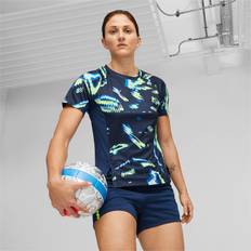 Puma Individualblaze Women's Football Jersey, Persian Blue/Pro Green