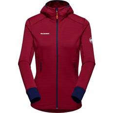 Mammut Taiss Light ML Hooded Jacket Women's - Blood Red/Marine