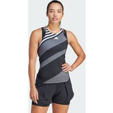 Tennis - Women Tops Adidas Pro Sleeveless T-shirt Grey Woman