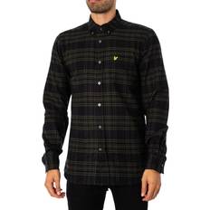 Lyle & Scott Flannel Shirts Lyle & Scott Check Flannel Shirt Mountain Moss