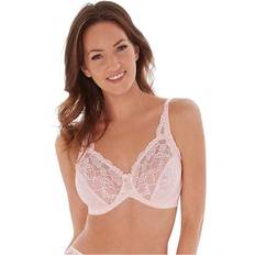 Womens 116501 Rosalind Full Cup Bra Pink Cotton