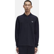 Fred Perry Polo Pikétröjor Fred Perry – Marinblå pikétröja lång ärm