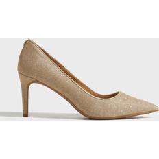 39 - Beige Hakken & Pumps Michael Kors Alina Flex Glitter Chain Mesh Pump - Brown