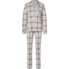 Donna - Verde Pigiama s.Oliver Damen AK-30-48 Pyjamaset, blau-grau-kariert