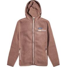 Skiing - Women Jumpers Patagonia Retro Pile Women's Hoodie Dusky Brown