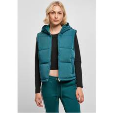 5XL - Mujer Chalecos Urban Classics Women's Jasper Recycled Twill Vest - Petróleo