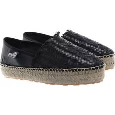 Damen - Schwarz Espadrilles Moschino Komfort Slipper schwarz Espadrille