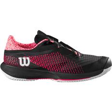 Damen - Schwarz Schlägersportschuhe Wilson Damen KAOS Swift 1.5 Clay Sneaker, Black/Phantom/Diva Pink