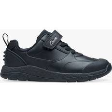 Clarks Sneakers Clarks Multi Fit Leather Steggy Stride Skolesko - Black