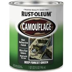 Green Paint Rust-Oleum 379560 Specialty Camouflage Paint, Quart, Forest Green