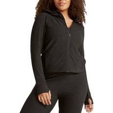 Yoga Sweaters Beyond Yoga Spacedye High Energy Hoodie Black