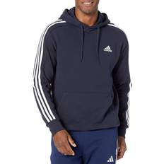 Adidas Men's Essentials 3-Stripes Hoodie BLUE