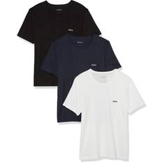 HUGO BOSS Clothing HUGO BOSS Men's Classic T-shirt 3-pack - Light white/Blue Navy/Earth Black