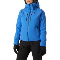 Paars - Skiën Kleding Helly Hansen Alphelia Lifaloft Shirt - Bleu