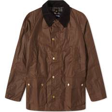 Brown - Men Jackets Barbour Ashby Wax Jacket Bark Brown