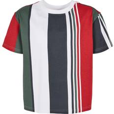 Urban Classics Heavy Oversized Big Aop Stripe Tee - White/Navy